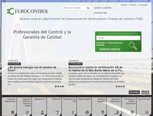 Tablet Screenshot of eurocontrol.es